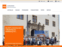 Tablet Screenshot of oedp-bw.de